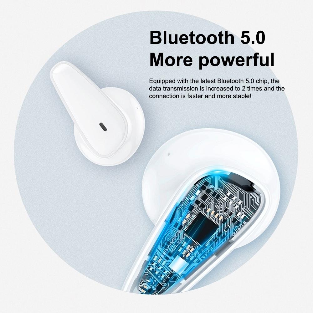 Waterproof Bluetooth 5.0 Earphones With Charging Box - White Deer Series-1915197480841121795