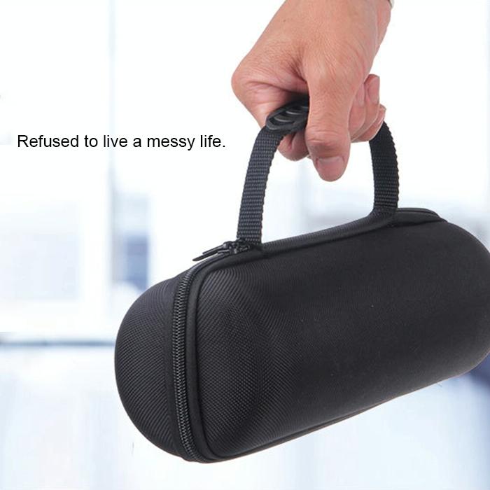 Portable Storage Bag & Silicone Cover For Jbl Charge 3 Speaker - Grey-1915196547767865350