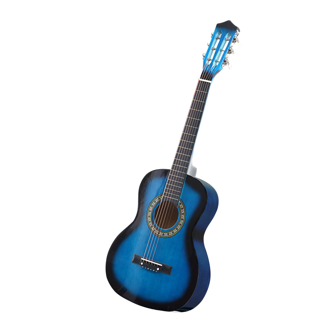 BoPeep 34 Inch Wooden Folk Acoustic Blue-1919892850233970688