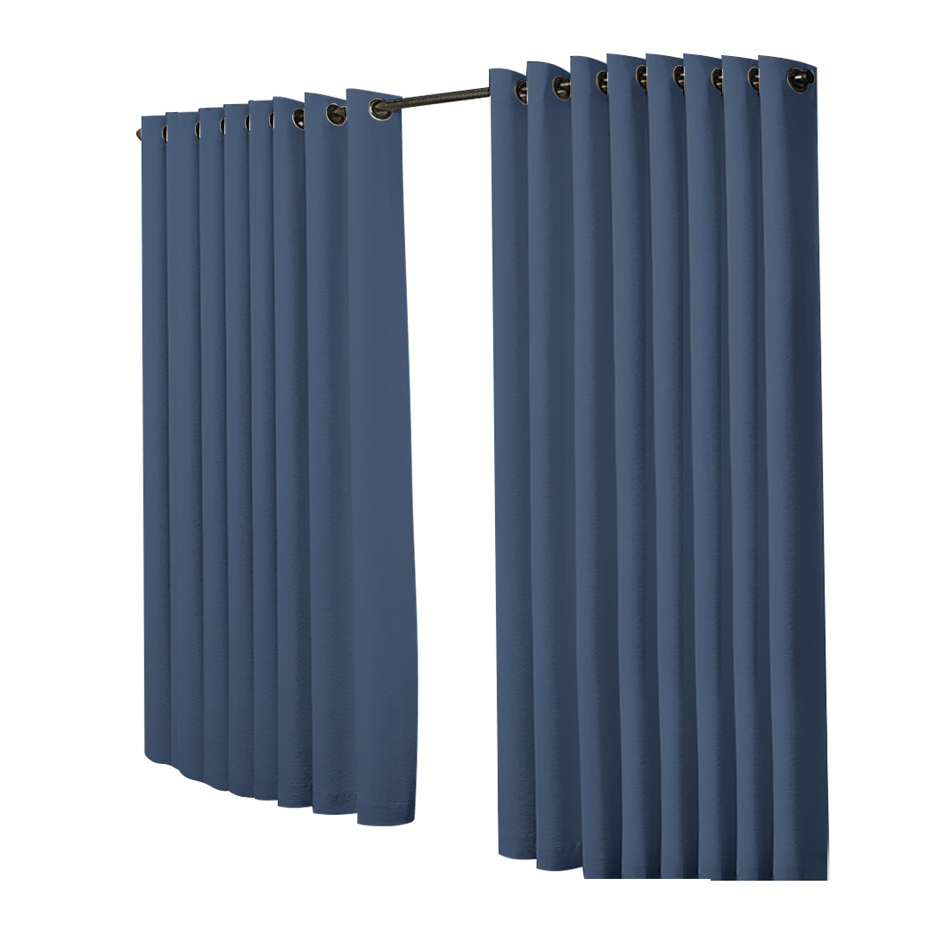 2x Blockout Curtains Panels 3 Layers-1910113276046479361