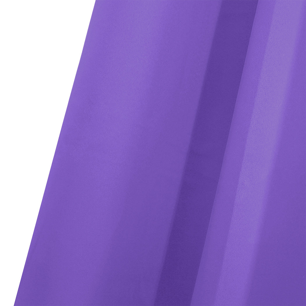 2x Blockout Curtains Panels 3 Layers Purple-1919892931439890435