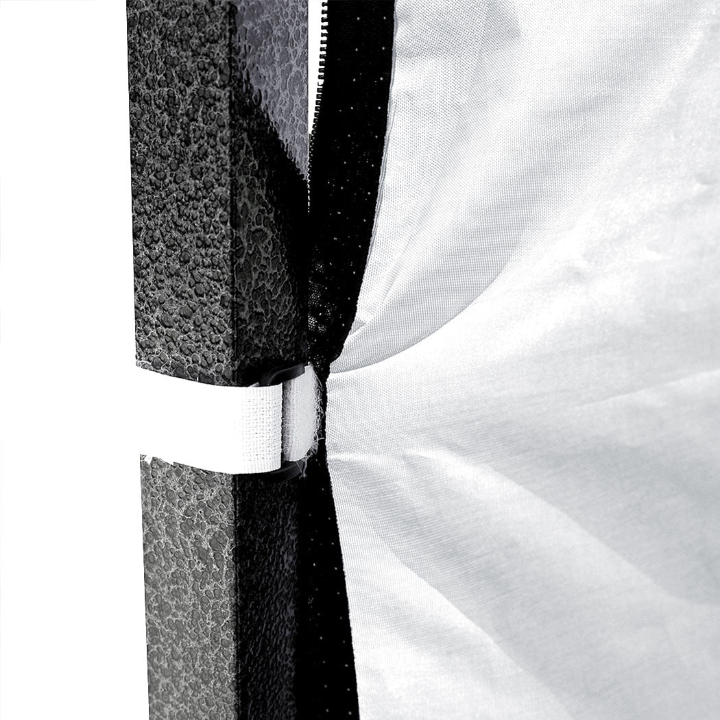 Mountview Gazebo Walls 3x1.9 Outdoor Silver-1910112613744906244