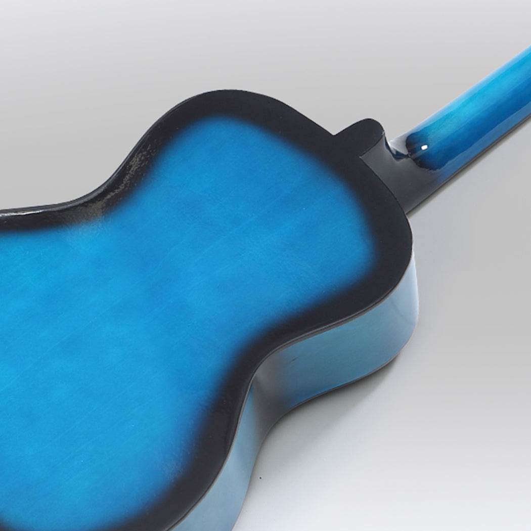 BoPeep 34 Inch Wooden Folk Acoustic Blue-1919892850233970692