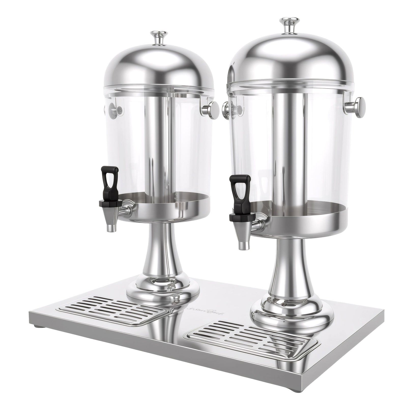 5-Star Chef 16L Dual Tank Juice Dispenser Drink Beverage Server Ice Tubes