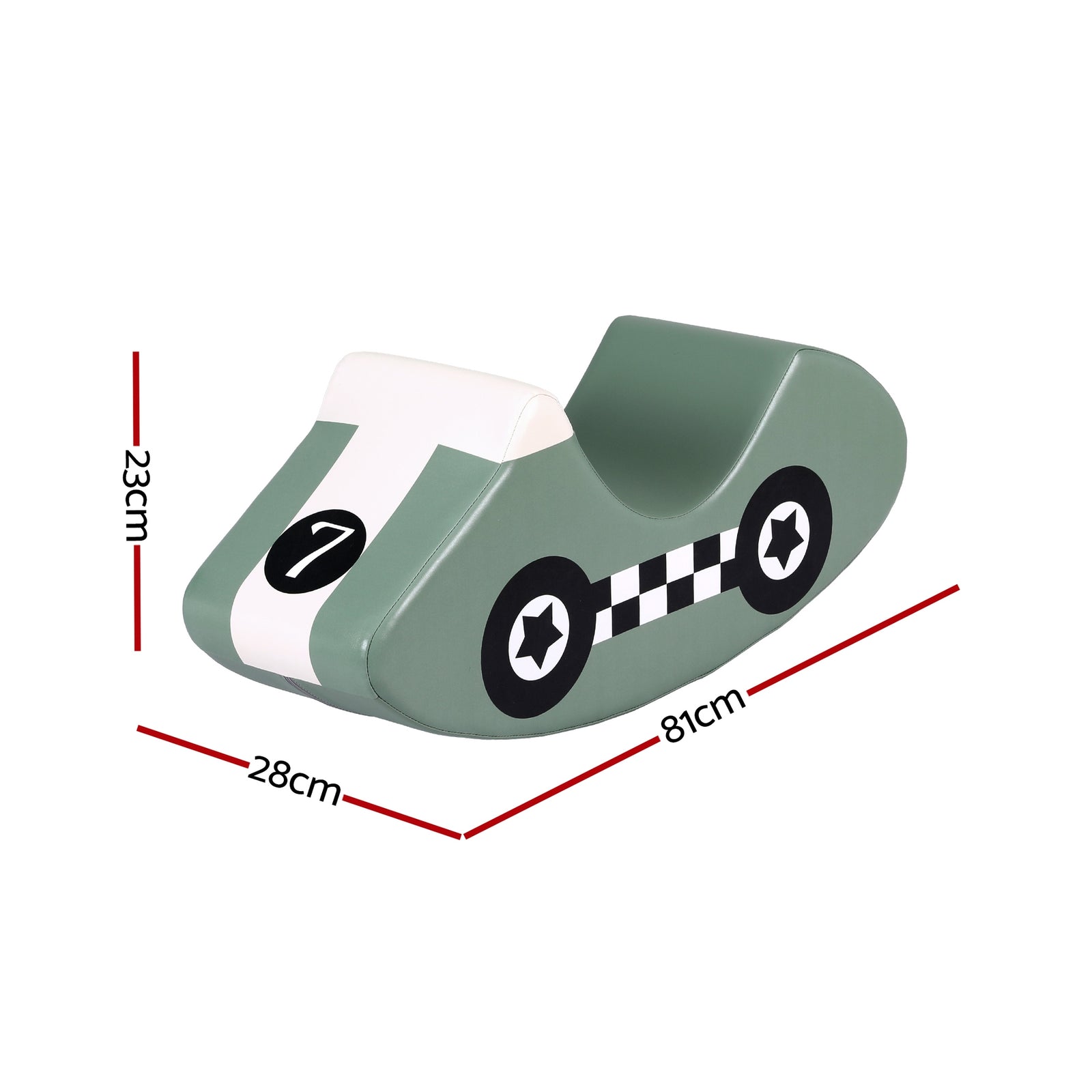 Kids Climbing Blocks Foam Toddler Playset Soft Indoor Climbing Toy Rocker Green