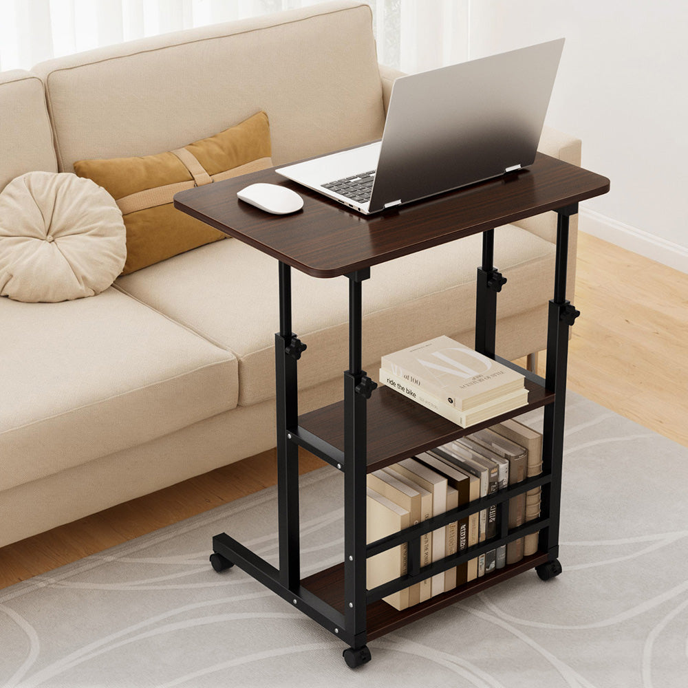 Artiss Laptop Desk Height Adjustable Mobile Workstation Computer Desks 60CM