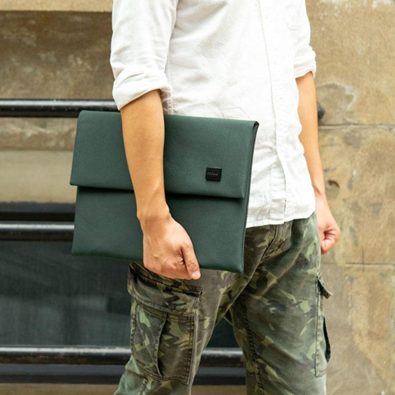 14-15.4 Inch Waterproof Laptop Sleeve Bag - E200 Series - Polyester - Beige-1915196589140480007