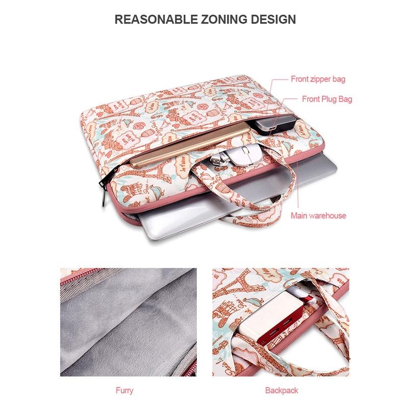 Waterproof Canvas Laptop Handbag - Fits 14.1 Inch-1915197077151944708