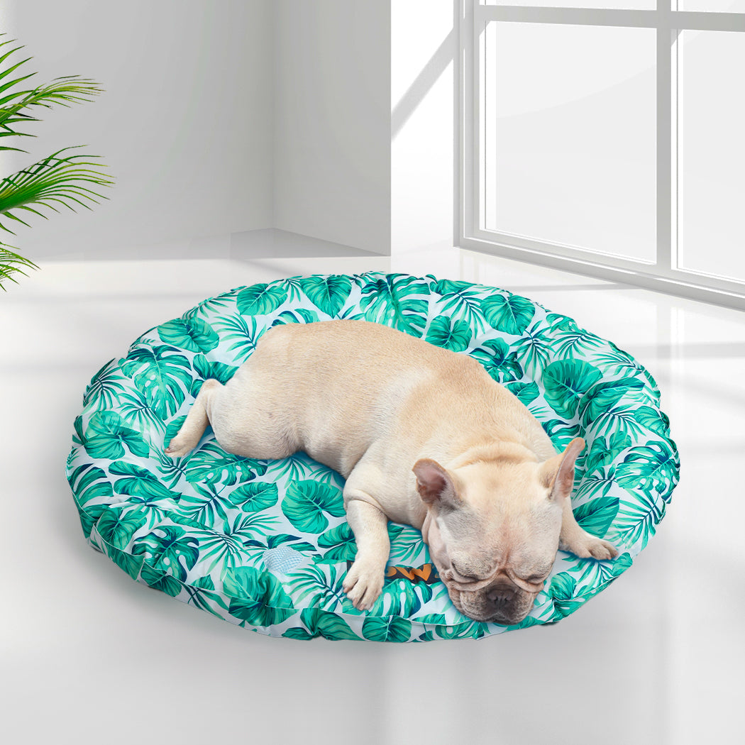 PaWz Pet Cool Gel Mat Cat Bed Dog Bolster M Medium-1954802535168610310