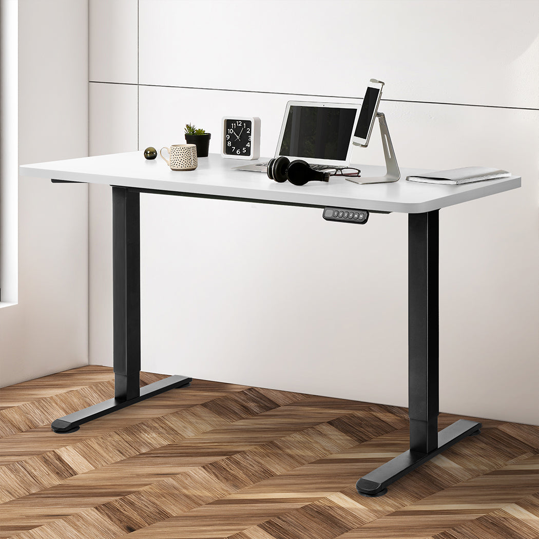 Levede Motorised Standing Desk Adjustable 140cm White 1000x 1MM-1954803019740745734