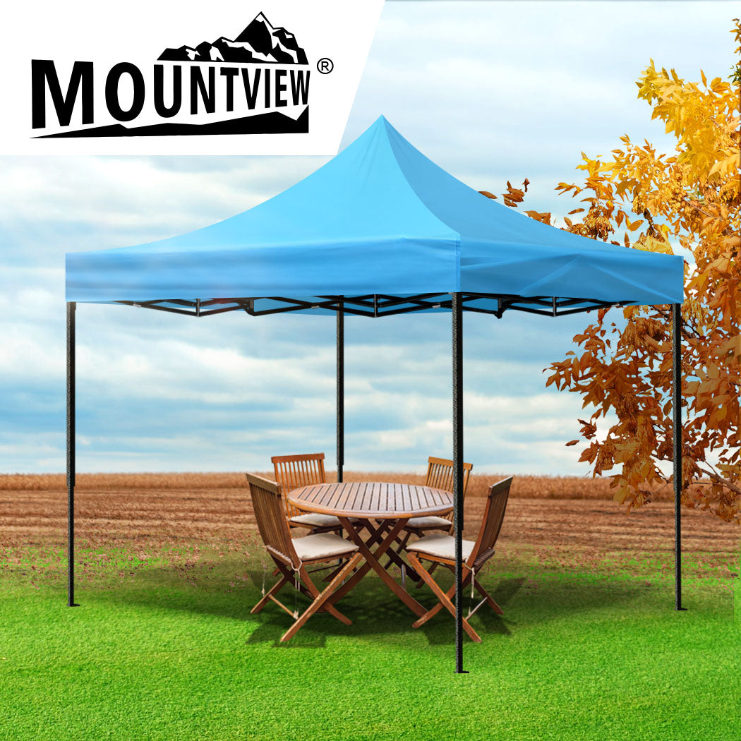 Mountview Gazebo Tent 3x3 Outdoor Marquee Black-1927582202879676422