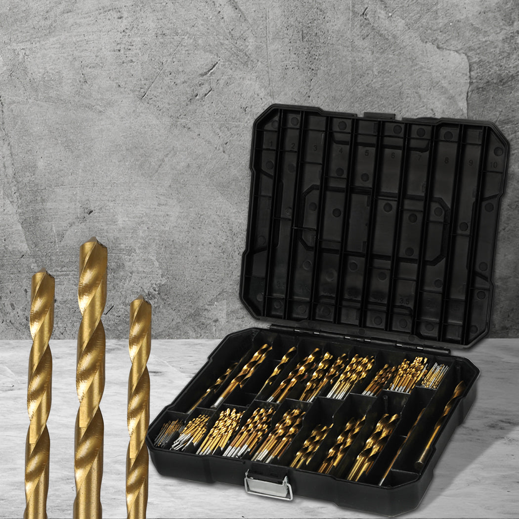 Traderight Drill Bits Set HSS 1mm-10mm-1910113112040804358