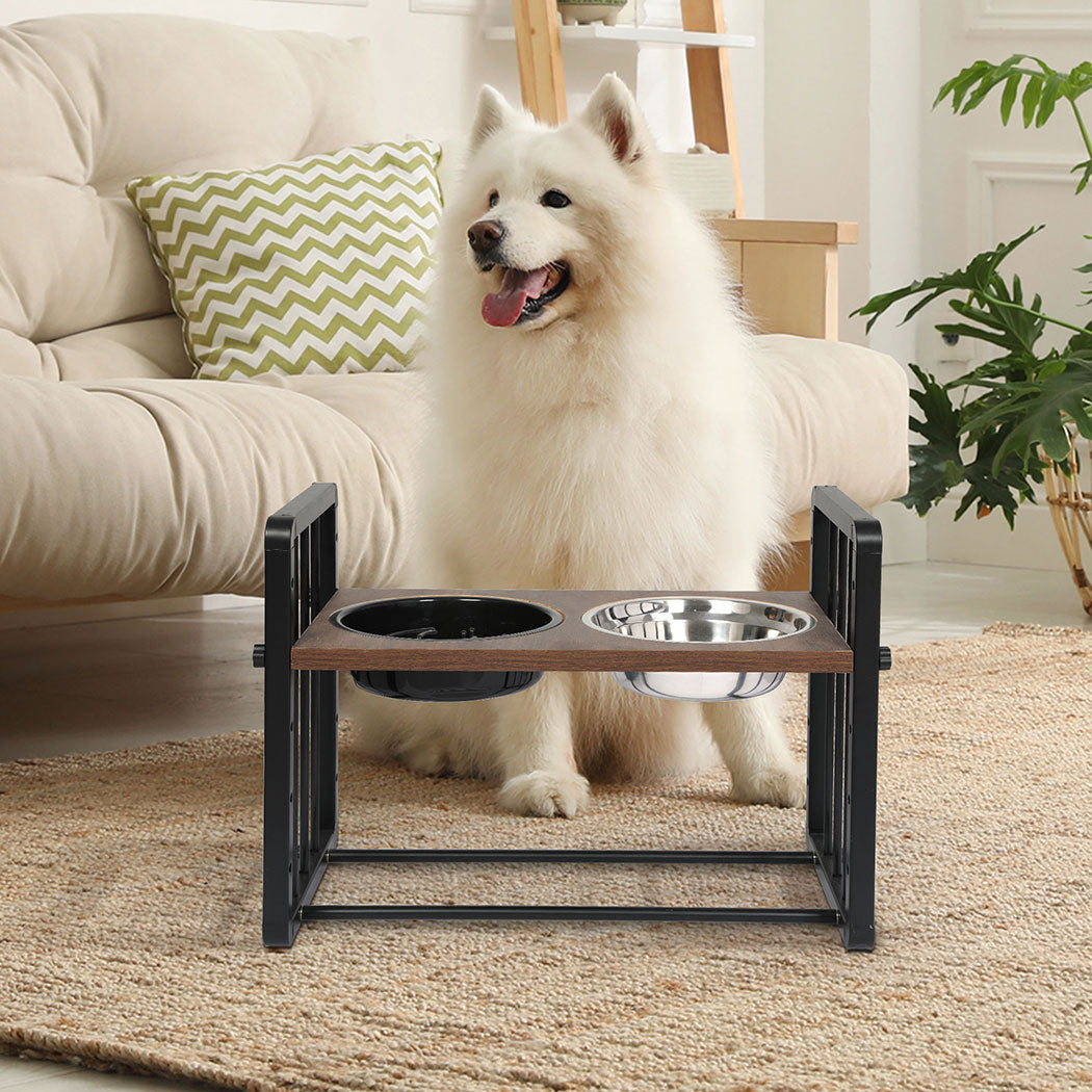 PaWz Adjustable Height Pet Feeder Elevated L Large-1954802568177782790