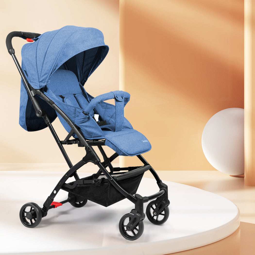 BoPeep Baby Stroller Kids Pram Push Blue-1919892903593906182