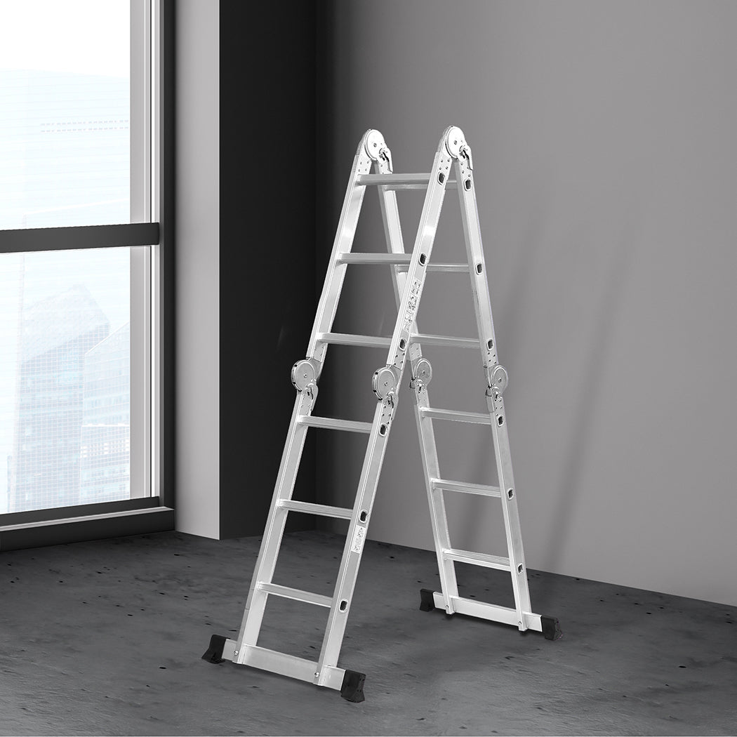 Traderight Multi Purpose Ladder Aluminium-1954802731361374214