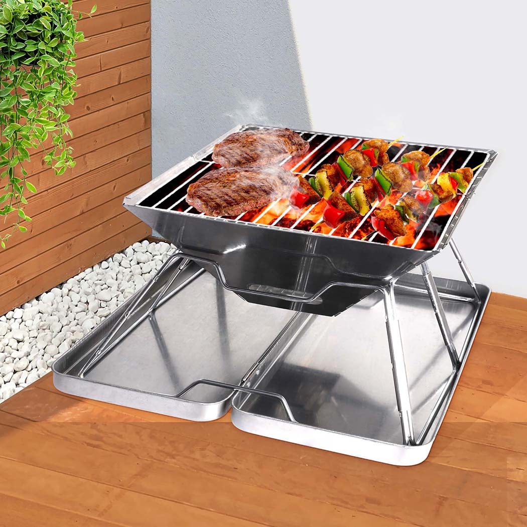 Charcoal BBQ Grill Foldable Barbecue-1910113184212193286