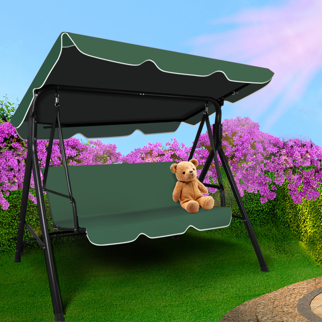 Levede Swing Chair Hammock Outdoor Furniture Green-1919892868147843078