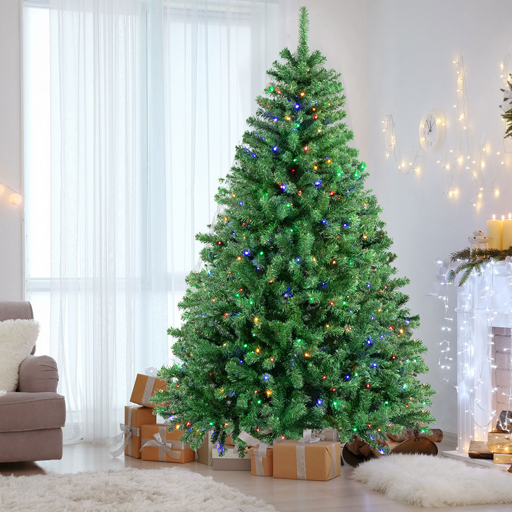 SANTACO Artificial Led Christmas Tree 2.1M-1954802335452631046