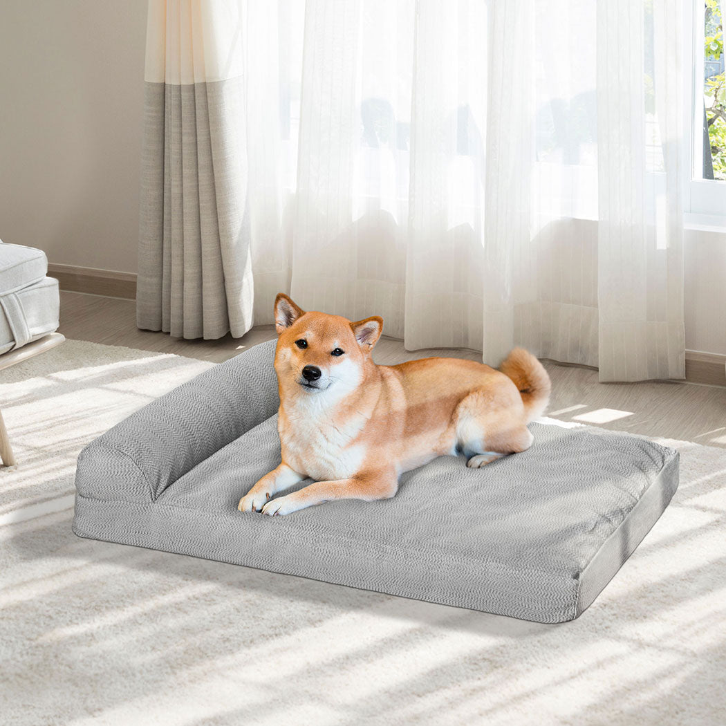 PaWz Pet Bed Chew Proof Memory Foam L Large-1954802569851310086