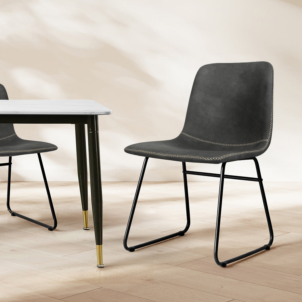 Levede 6x Dining Chairs Kitchen Table-1973193567425925126