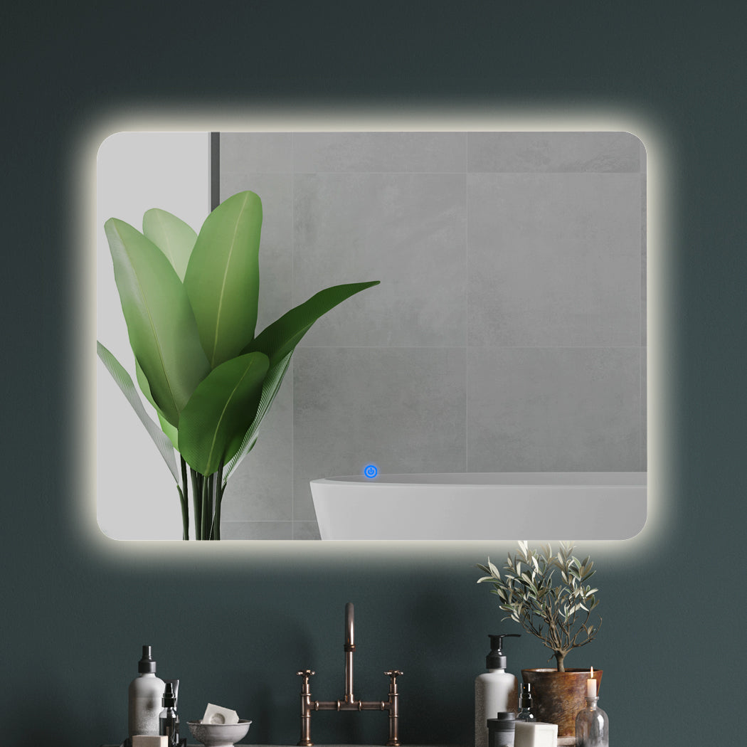 EMITTO LED Wall Mirror Anti-fog Bathroom 80x60cm 60x80-1910112985699979270