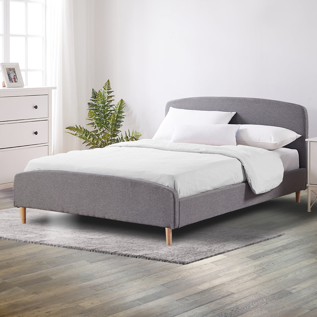 Levede Double Bed Frame Wooden Platform-1919892911114293255