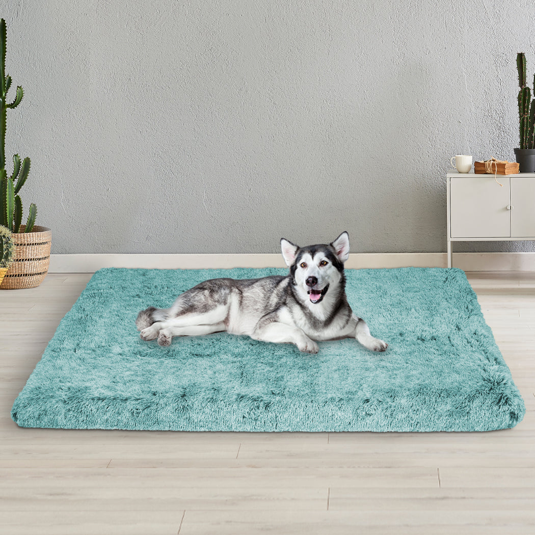 PaWz Dog Mat Pet Calming Bed Memory XXL Green XX-Large-1954802549106282502