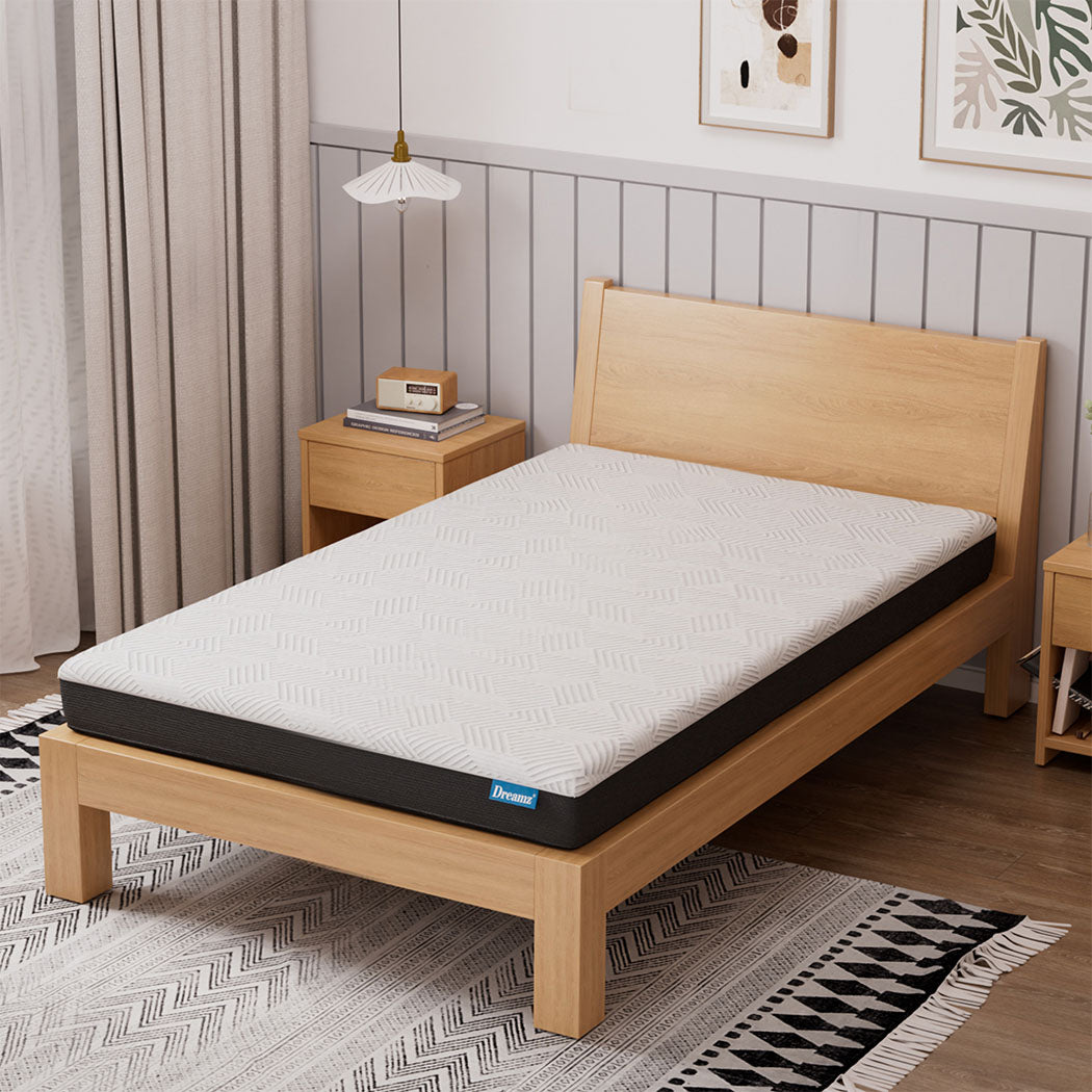 Dreamz Single Mattress Gel Memory Foam Cooling Breathable 15cm Medium Firm-1954802370240188422