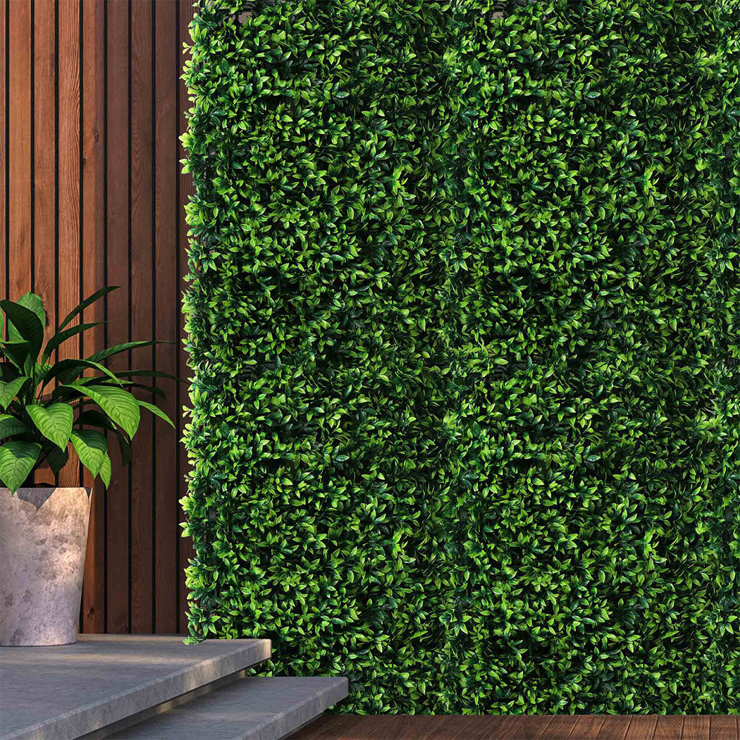 Marlow Artificial Hedge Grass Boxwood Green-1910112529011576838