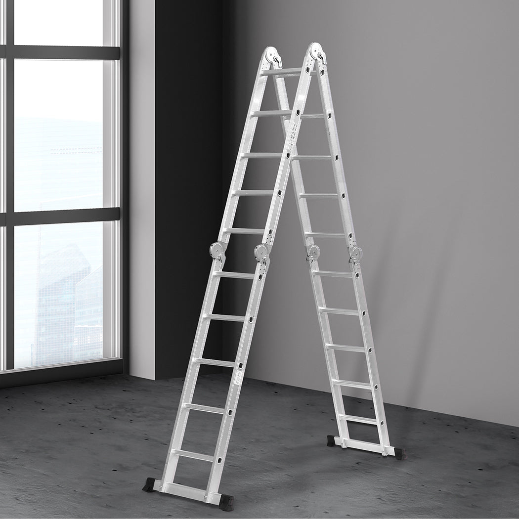 Traderight Multi Purpose Ladder Aluminium-1954802732217012230