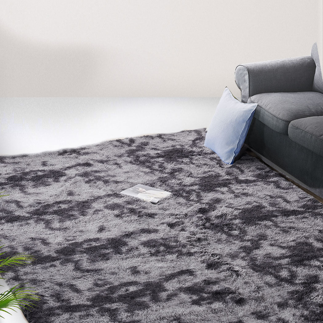Marlow Floor Shaggy Rugs Soft Large Midnight City 200x230cm-1910113056541773829