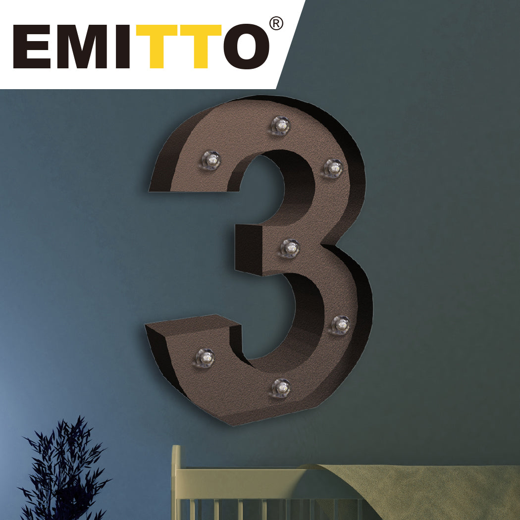 LED Metal Number Lights Free Standing-1954803090217635846