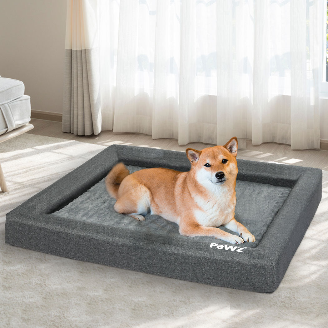 PaWz Memory Foam Pet Bed Calming Dog L Large-1954802563199143942