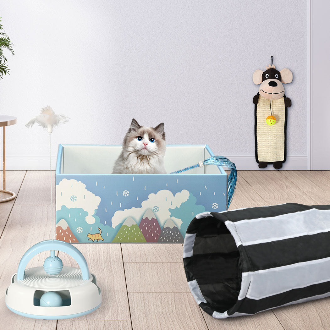 PaWz Interactive Pet Toy Set Cat Tunnel-1954803091111022597