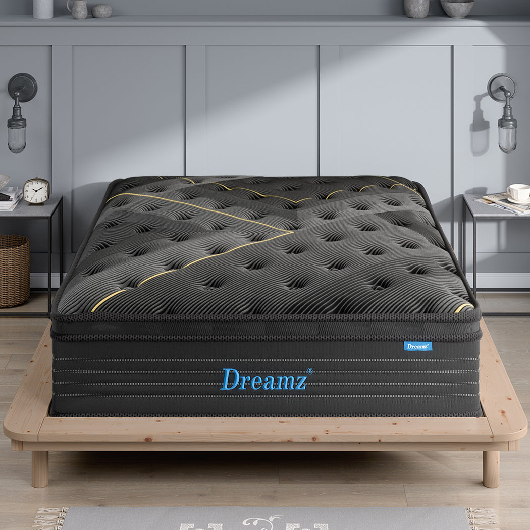 Dreamz Spring Mattress Bamboo Euro Top Queen-1954802858402648070