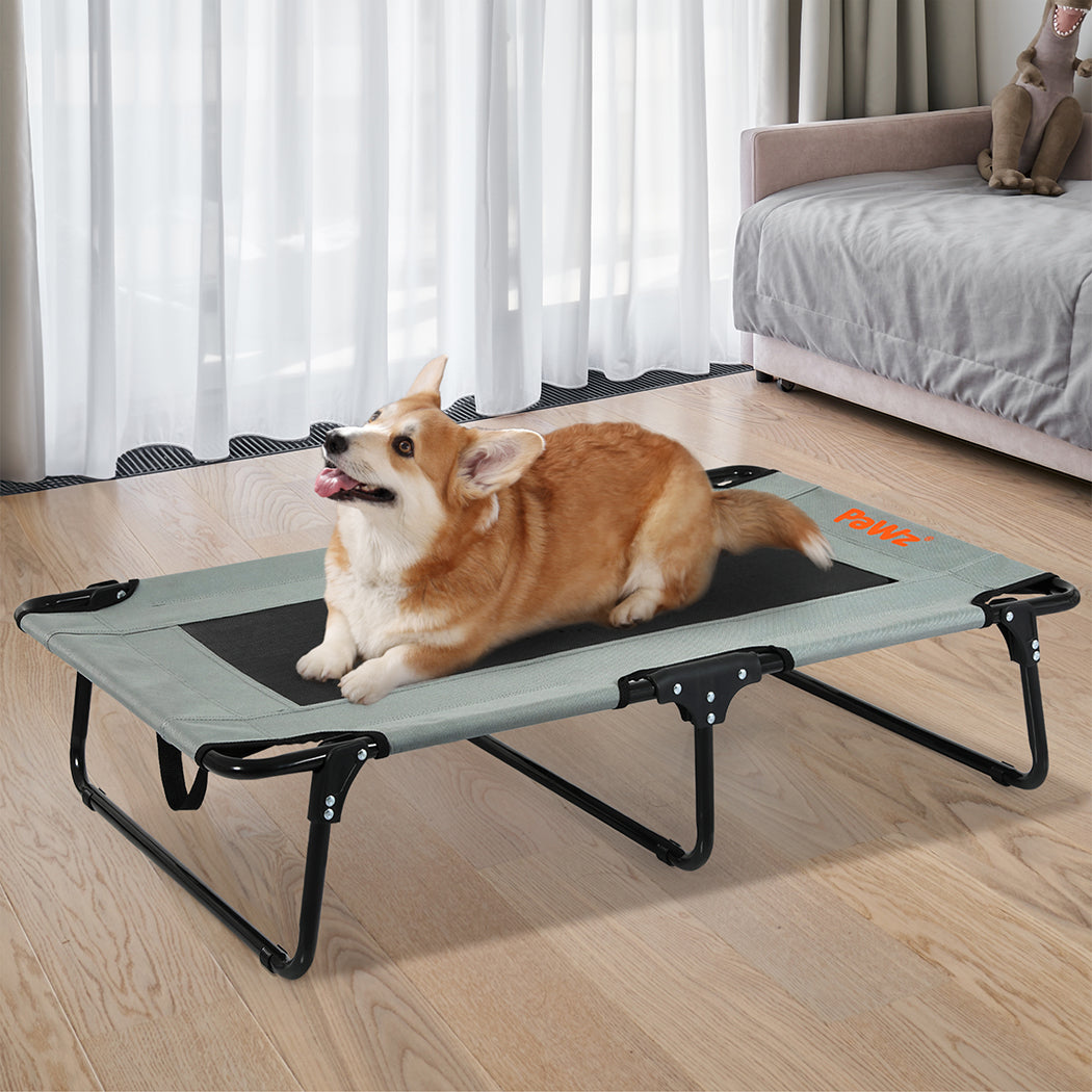 Pawz Pet Elevated Bed Dog Raised Trampoline Foldable Large M Size-1954802483620614150