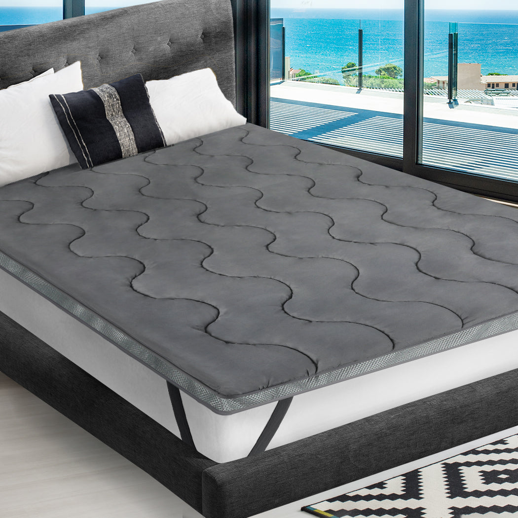 Dreamz Pillowtop Mattress Topper Protector King Single-1910112899536392198