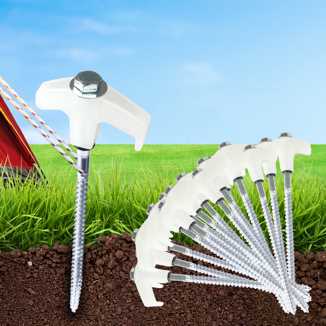 Mountview 15x Tent Pegs Heavy Duty Steel-1954802655008264198