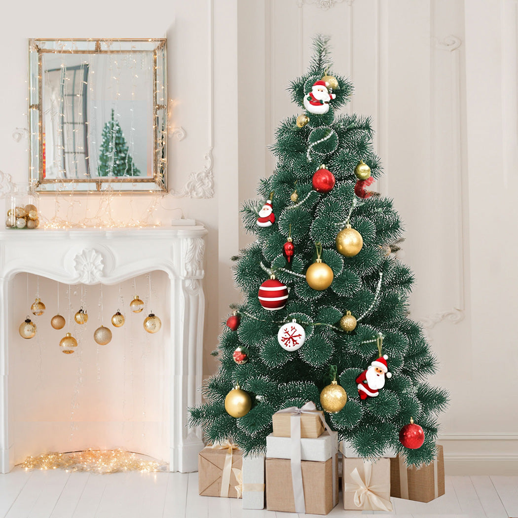 Santaco 1.5M 180 Tips Christmas Tree Full Pine Needle-1973193579564240902