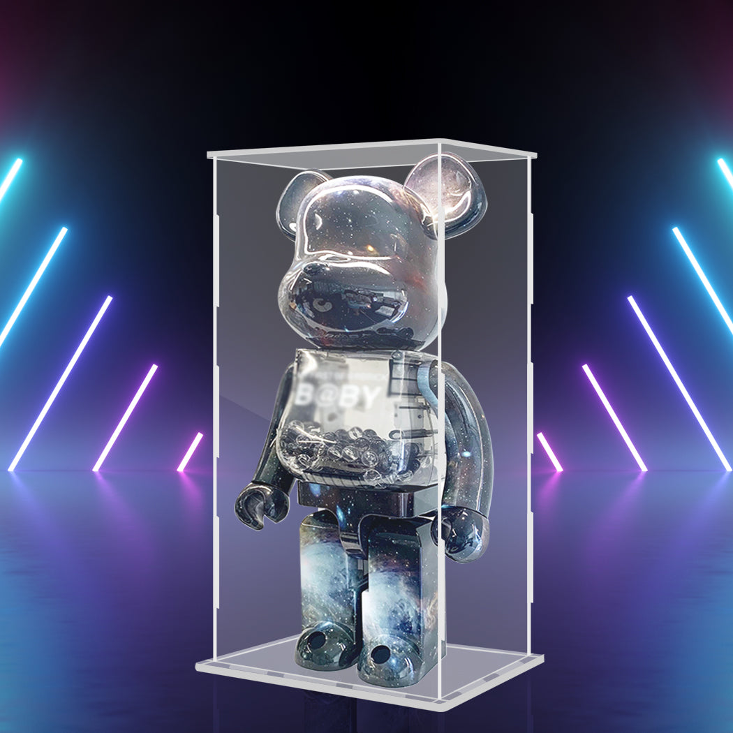 Bearbrick Display Case 1000% Pop Mart Clear-1910113314097205254