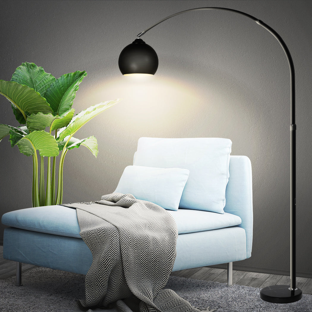 EMITTO Modern LED Floor Lamp Stand Reading Black-1954802826110701574