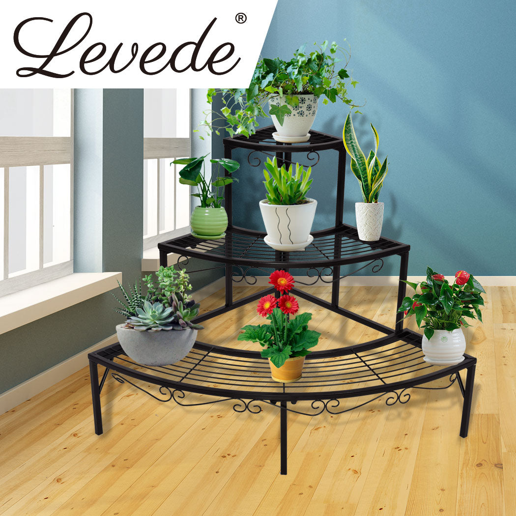 Levede Outdoor Indoor Pot Plant Stand-1954802659269677062