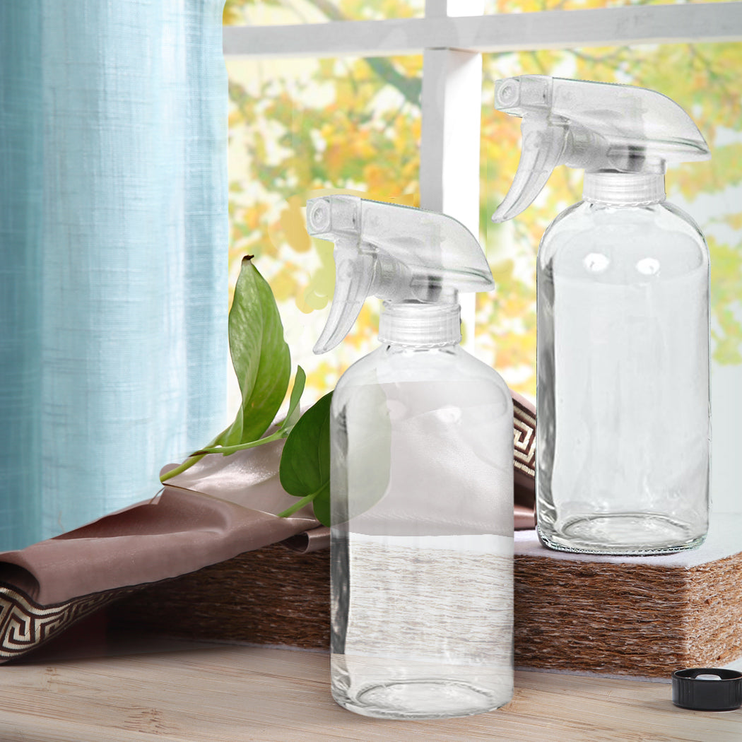 6x 500ml Clear Glass Spray Bottles Trigger-1954802901297795078