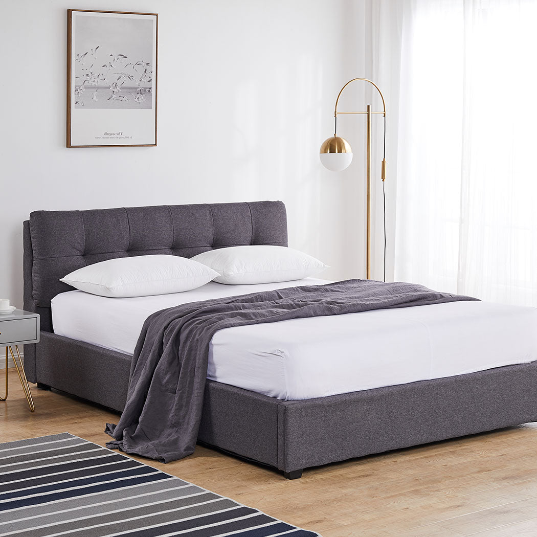 Levede Bed Frame Queen Size Gas Lift-1919892910514507783