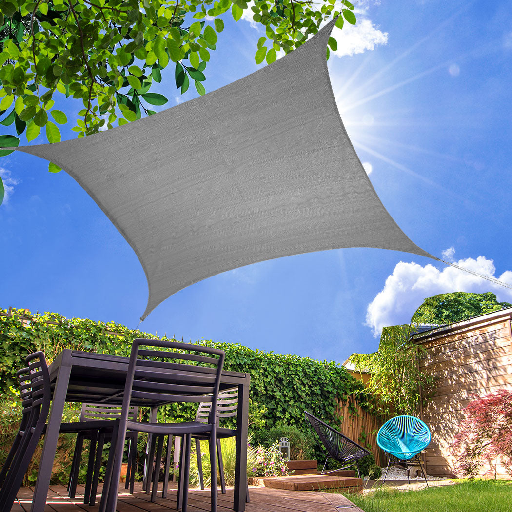 Mountview Sun Shade Sail Cloth Canopy Grey-1954802876345880582