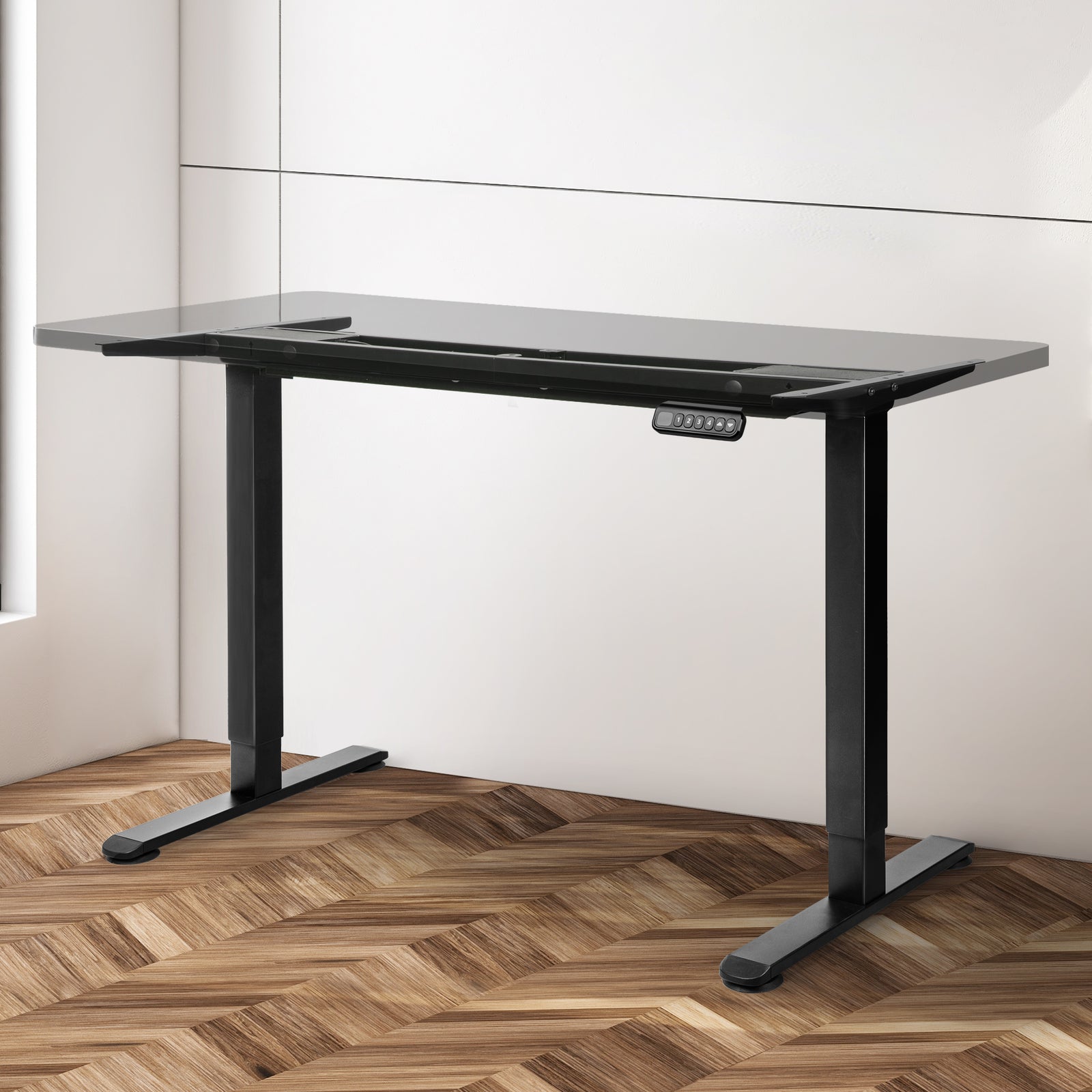 Levede Motorised Standing Desk Frame Black Dual Motor-1954803014481088518