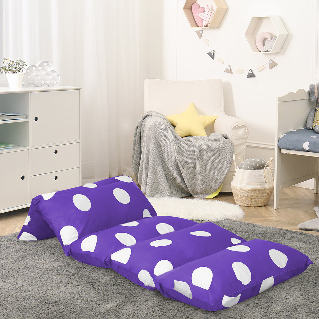 Dreamz Foldable Mattress Kids Pillow Purple Medium-1954802509595938822