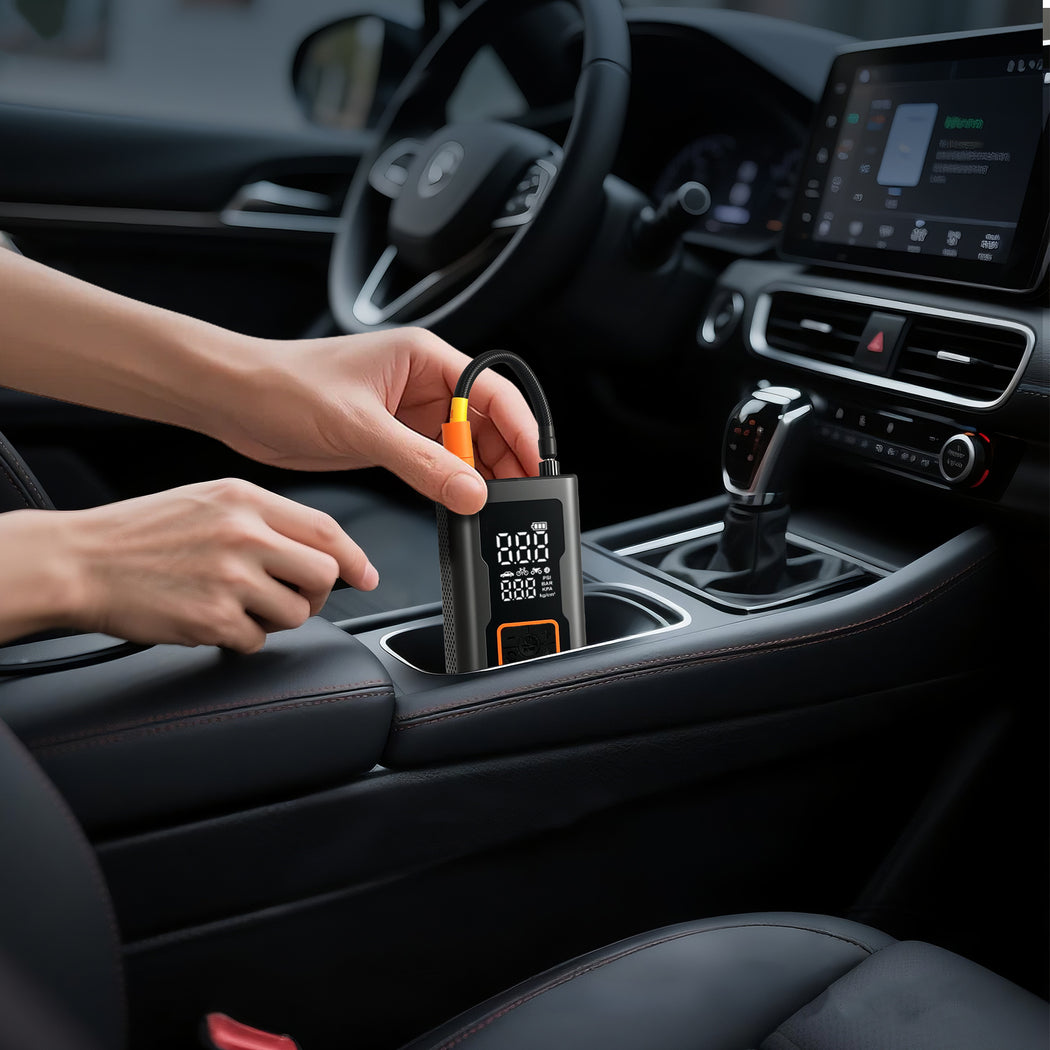 Traderight 150PSI Tire Inflator Portable Air Compressor-1973194186933014534