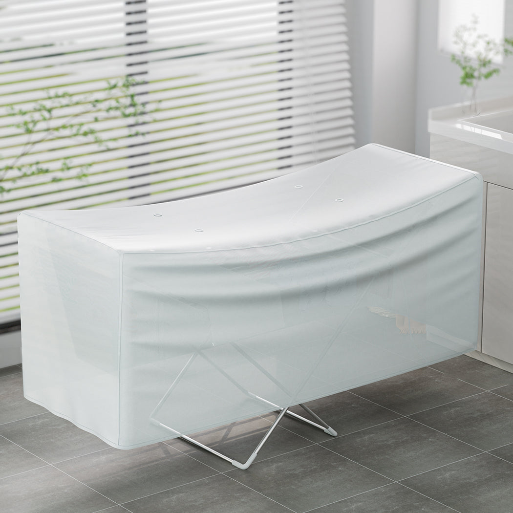 Levede Electric Heated Clothes Airer Cover Grey-1954802380646256647