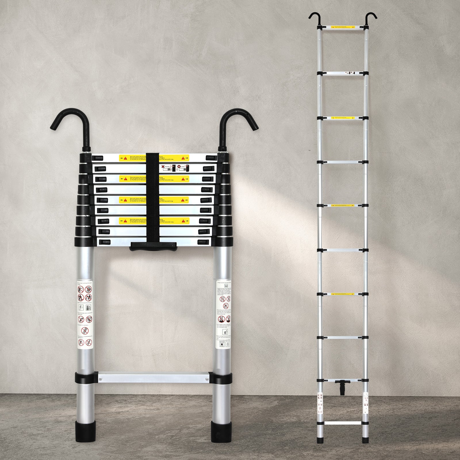 Traderight Telescopic Ladder 10 Step-1954802413584125958